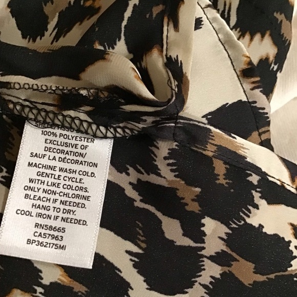 BP CAMISOLE Animal print cheetah tiger leopard lace size S NWT - Picture 2 of 3